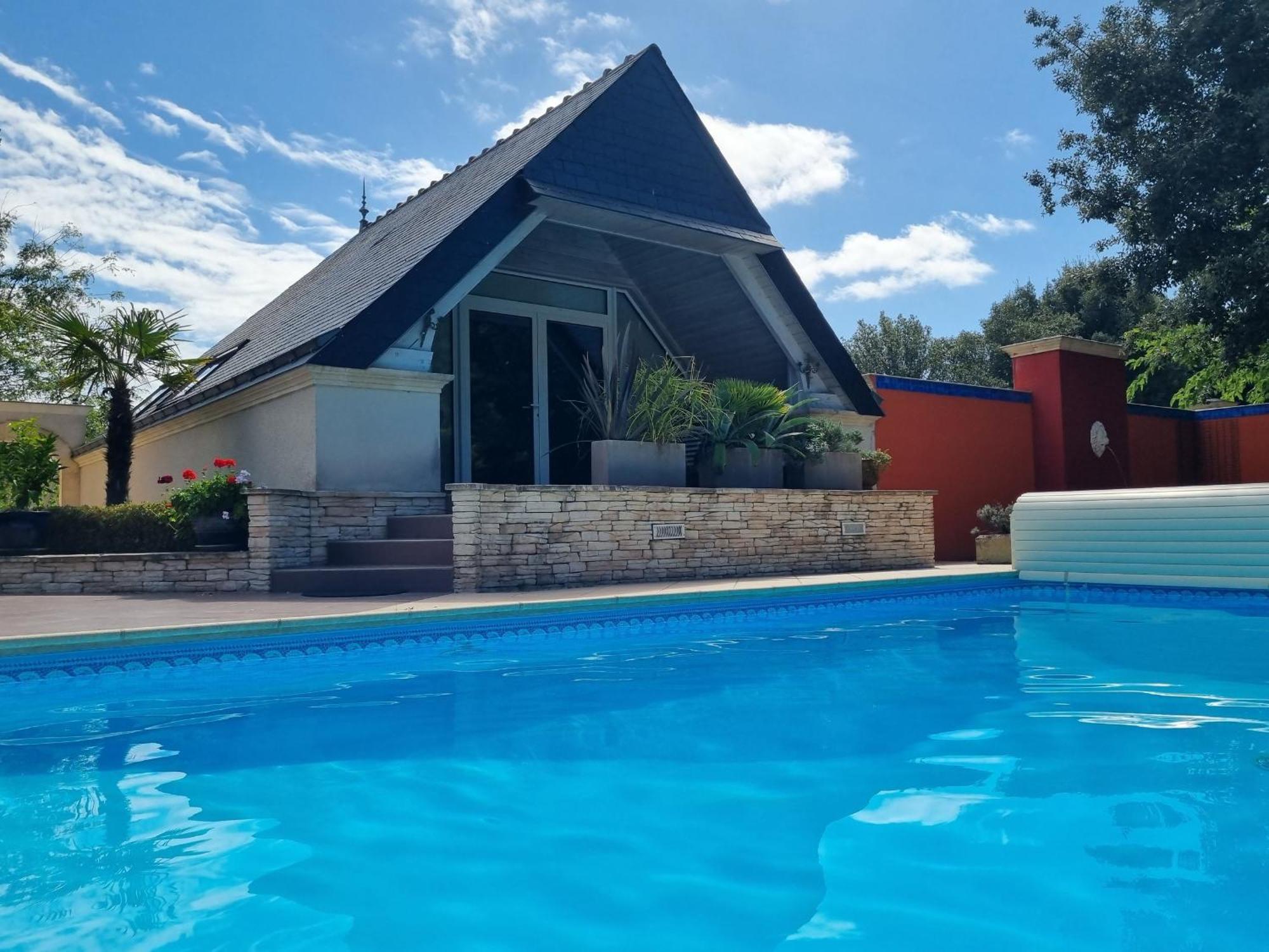 Gite Authentique Avec Piscine Chauffee Et Jardin Paysager Pres De Nantes - Fr-1-306-962 Villa Saint-Etienne-de-Montluc Luaran gambar