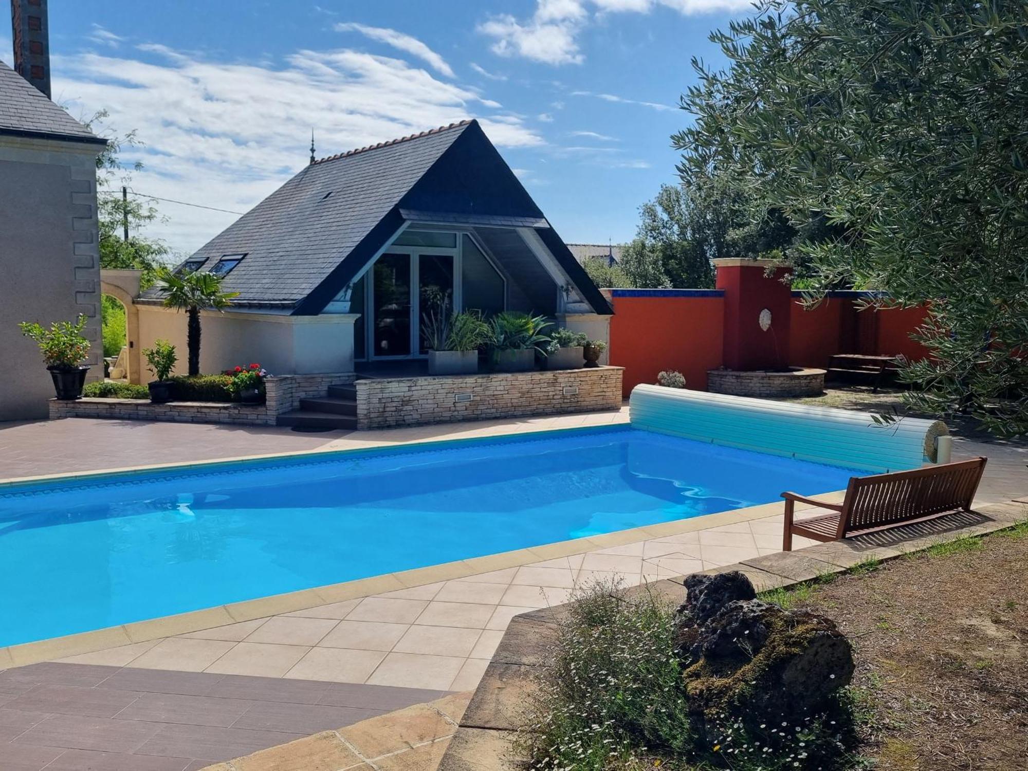 Gite Authentique Avec Piscine Chauffee Et Jardin Paysager Pres De Nantes - Fr-1-306-962 Villa Saint-Etienne-de-Montluc Luaran gambar